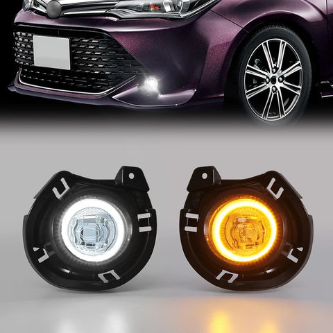 Fog Light Assembly LED DRL for Toyota Corolla AXIO 2015 Car Interior Accessory MAGIC COLORM