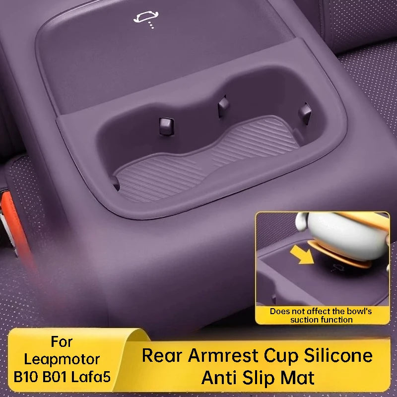 Silicone Anti Slip Mat For Leapmotor B10 B01 Car Interior Accessory OEM