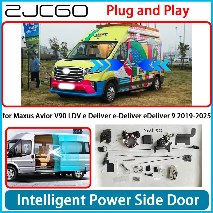 Power Sliding Door Retrofit Kit for Maxus V90 2019–2025 Car Interior Accessory ZJCGO