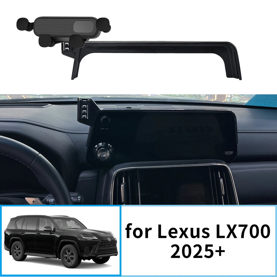 Wireless Fast Charging Phone Holder for Lexus LX700 2025-2026 Car Phone Holder OEM