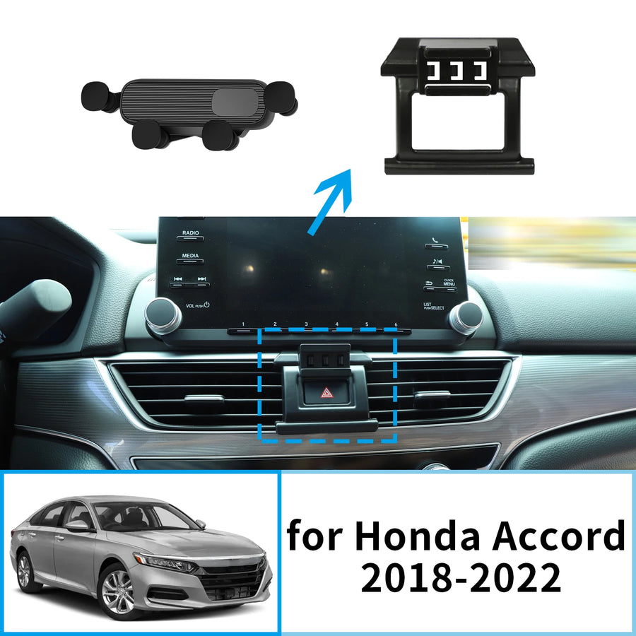 Wireless Charging Phone Mount for Honda Accord 2018–2022 Car Phone Holder CATUSIKI