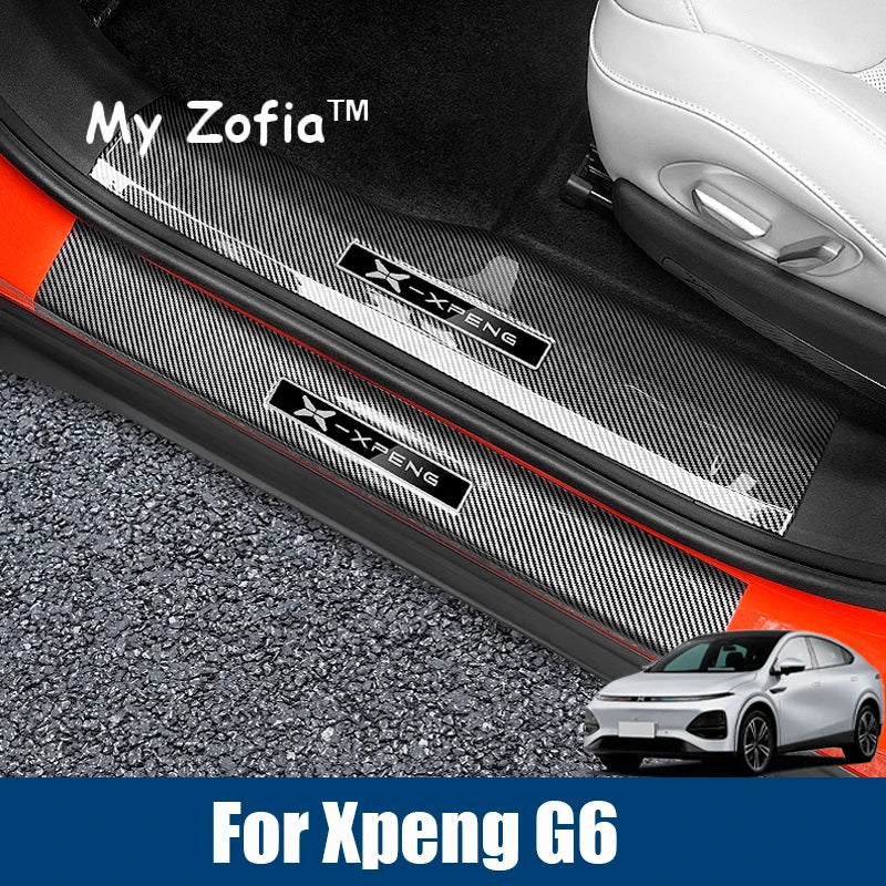 Front Rear Door Sill Protector Cover For Xpeng G6 2024 2025 2026 Car Interior Accessory My Zofia