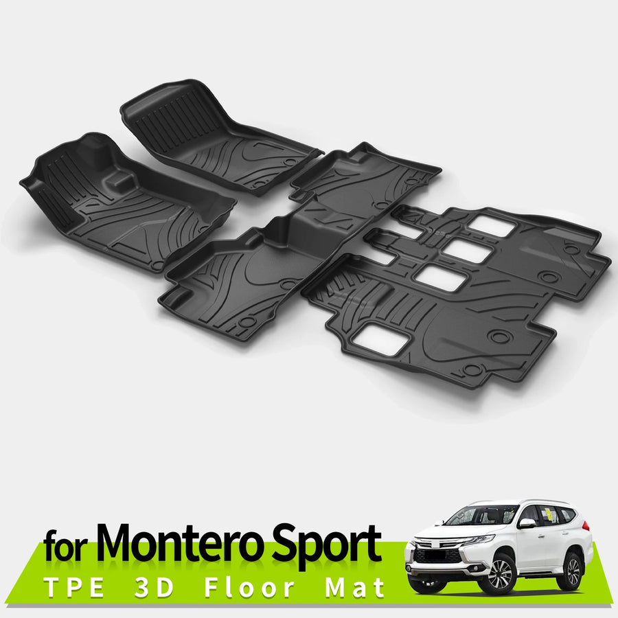 TPE All-Weather Floor Mats and Trunk Liner for Pajero Sport Car Floor Mat OEM