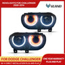 Dual Beam Projector Headlights RGB for Challenger 08-14
