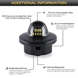 License Plate Light LED White for Ford F-150 Ranger Car Interior Accessory iJDM