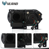 Dual Beam Projector Headlights RGB for Challenger 08-14 Car Interior Accessory Vland