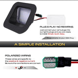 License Plate Light Assembly White for Dodge RAM 1500 Car Interior Accessory iJDM
