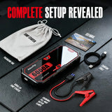 1000A-1200A Portable Jump Starter for Gas/Diesel 1.0L-4.0L