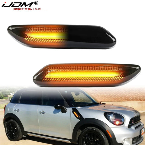 LED Side Marker Lights Amber for MINI Cooper 2011‑2016 Car Interior Accessory iJDM