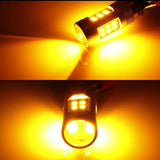 High-Power Amber LED Turn Signal Bulbs Universal Car Interior Accessory iJDM