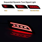 LED Bumper Reflector Lights for Subaru WRX Impreza 2008-2018 Car Interior Accessory iJDM