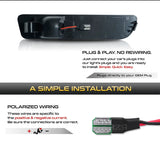 Smoked Rear LED Side Markers For Ford Mustang 05-09 Car Interior Accessory iJDM