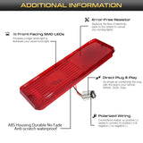 LED Taillight Assembly for 1967-1972 Chevy Truck Car Interior Accessory iJDM
