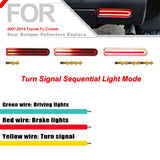 Sequential Bumper Reflector Light for Toyota FJ Cruiser Car Interior Accessory iJDM
