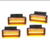 LED Grille Light Assembly Smoked Lens for Audi A3 A4 LED Ambient Light iJDM