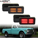 Smoked LED Side Marker Light for Chevy GMC C/K 1968-72 Car Interior Accessory iJDM