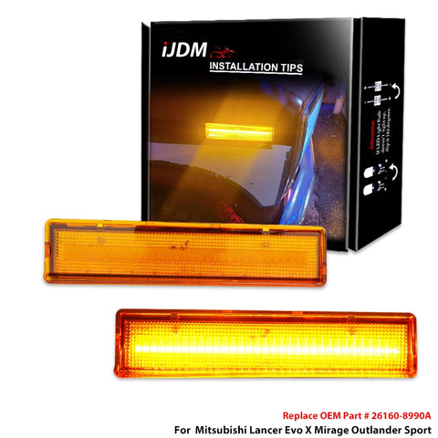 Smoked Lens LED Side Markers For Ford Bronco 80-86 Car Interior Accessory iJDM