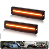 LED Front Fender Side Marker Lights for Jeep Wrangler YJ LED Ambient Light iJDM