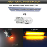 Amber Red LED Side Marker for Chevy Camaro LED Ambient Light iJDM