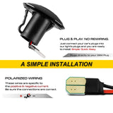 Dynamic Amber Side Markers For Fiat 500 2007-2019