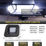 License Plate Light Assembly White for Dodge RAM 1500 Car Interior Accessory iJDM