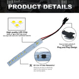 9SMD LED Eyelid Modules kit for BMW E60 2008-2010 LED Ambient Light iJDM