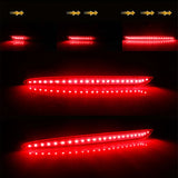Mercedes Sequential Rear Bumper Reflector Lights Car Interior Accessory iJDM