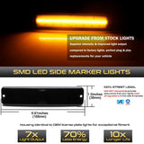 LED Front Fender Side Marker Lights for Jeep Wrangler YJ LED Ambient Light iJDM