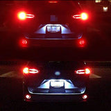 Red LED Bumper Reflectors Brake Lights for Toyota