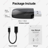 Wireless CarPlay Android Auto Adapter USB Plug Play CarPlay Adapter AKAMATE