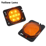 Pair Amber LED Side Marker Lights for Jeep JK