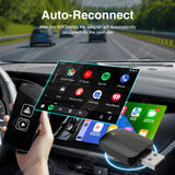 Wireless CarPlay Android Auto Adapter USB Plug Play CarPlay Adapter AKAMATE