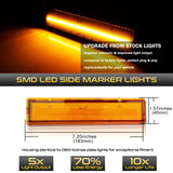 Smoked Lens LED Side Markers For Ford Bronco 80-86 Car Interior Accessory iJDM
