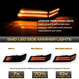 Front Amber Parking/Turn Signal for Jeep Patriot 2007-2017 Car Interior Accessory iJDM