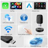 2in1 Wireless CarPlay Adapter for Original Car Radios CarPlay Adapter AKAMATE
