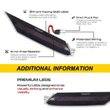 Smoked LED Side Marker for Mazda RX-8 2004-2008 Car Interior Accessory iJDM