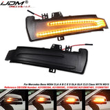 LED Dynamic Amber Side Mirror Turn Signal for Mercedes Benz LED Ambient Light iJDM