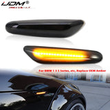 Smoked LED Side Marker Light for BMW E90 E46 E60 Car Interior Accessory iJDM