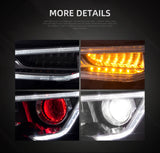 VW Polo Dual Beam Headlights Assembly for 2009-2017