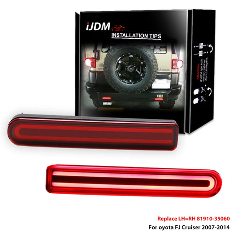 Sequential Bumper Reflector Light for Toyota FJ Cruiser Car Interior Accessory iJDM