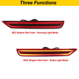 Sequential LED Bumper Reflector Lights For Forester Car Interior Accessory iJDM