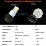10-SMD PWY24W Canbus LED Bulbs BMW VW Audi DRL
