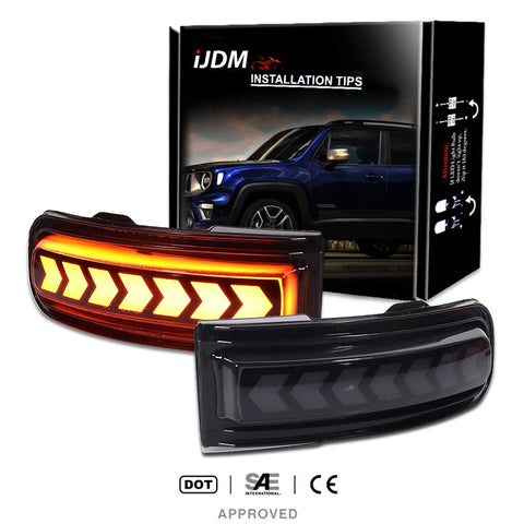 Sequential LED Side Mirror Light for Renegade 15-22 LED Ambient Light iJDM