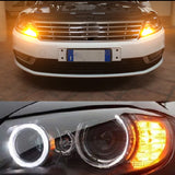 High-Power Amber LED Turn Signal Bulbs Universal Car Interior Accessory iJDM