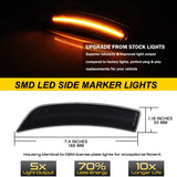 LED Side Marker Smoked Lens For Toyota GR86/BRZ 2022 Car Interior Accessory iJDM