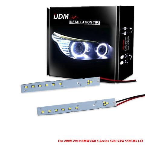 9SMD LED Eyelid Modules kit for BMW E60 2008-2010 LED Ambient Light iJDM