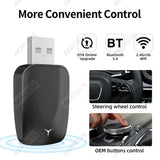 Wireless CarPlay Android Auto Adapter for OEM CarPlay Adapter AKAMATE