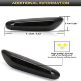 Smoked LED Side Marker Light for BMW E90 E46 E60 Car Interior Accessory iJDM