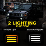 Switchback LED Turn Signal DRL For Hummer H2 2002-2009 Car Interior Accessory iJDM