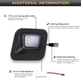 License Plate Light Assembly White for Dodge RAM 1500 Car Interior Accessory iJDM